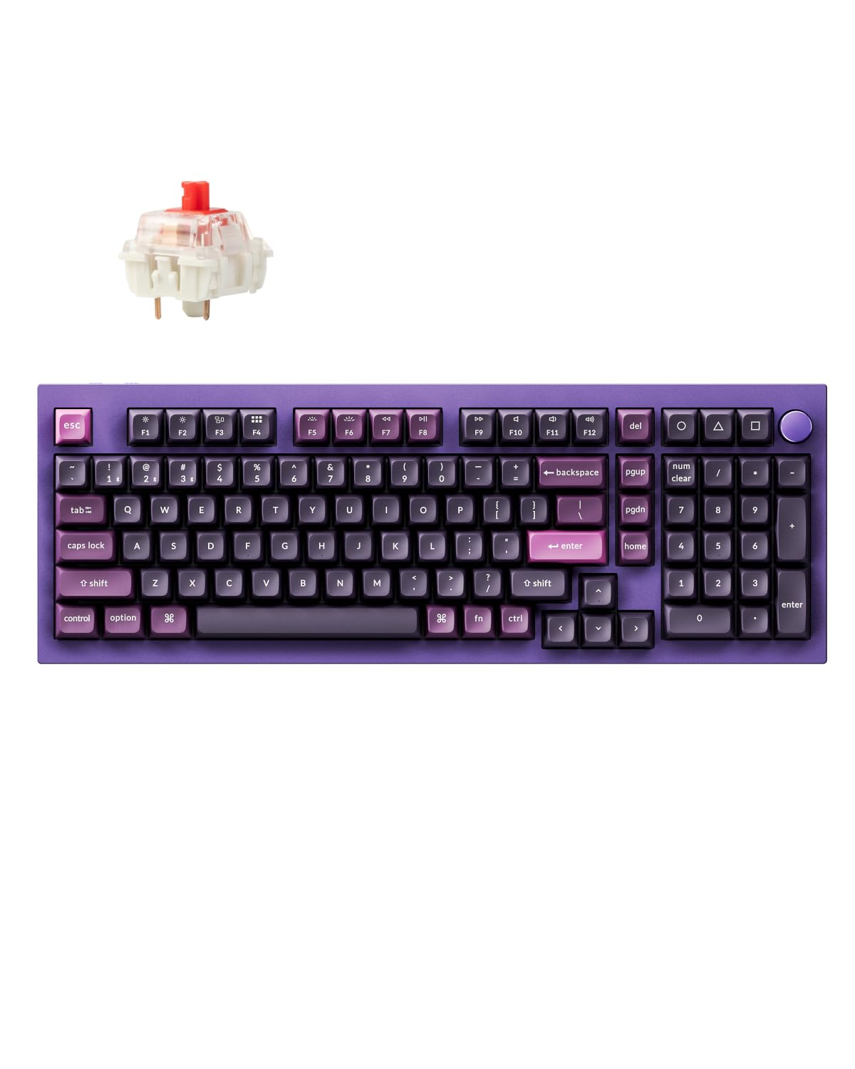 Amazon.com: Keychron Q5 Pro 96% Wireless Mechanical Keyboard Full